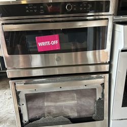 Microwave And Oven GE Broken Glass