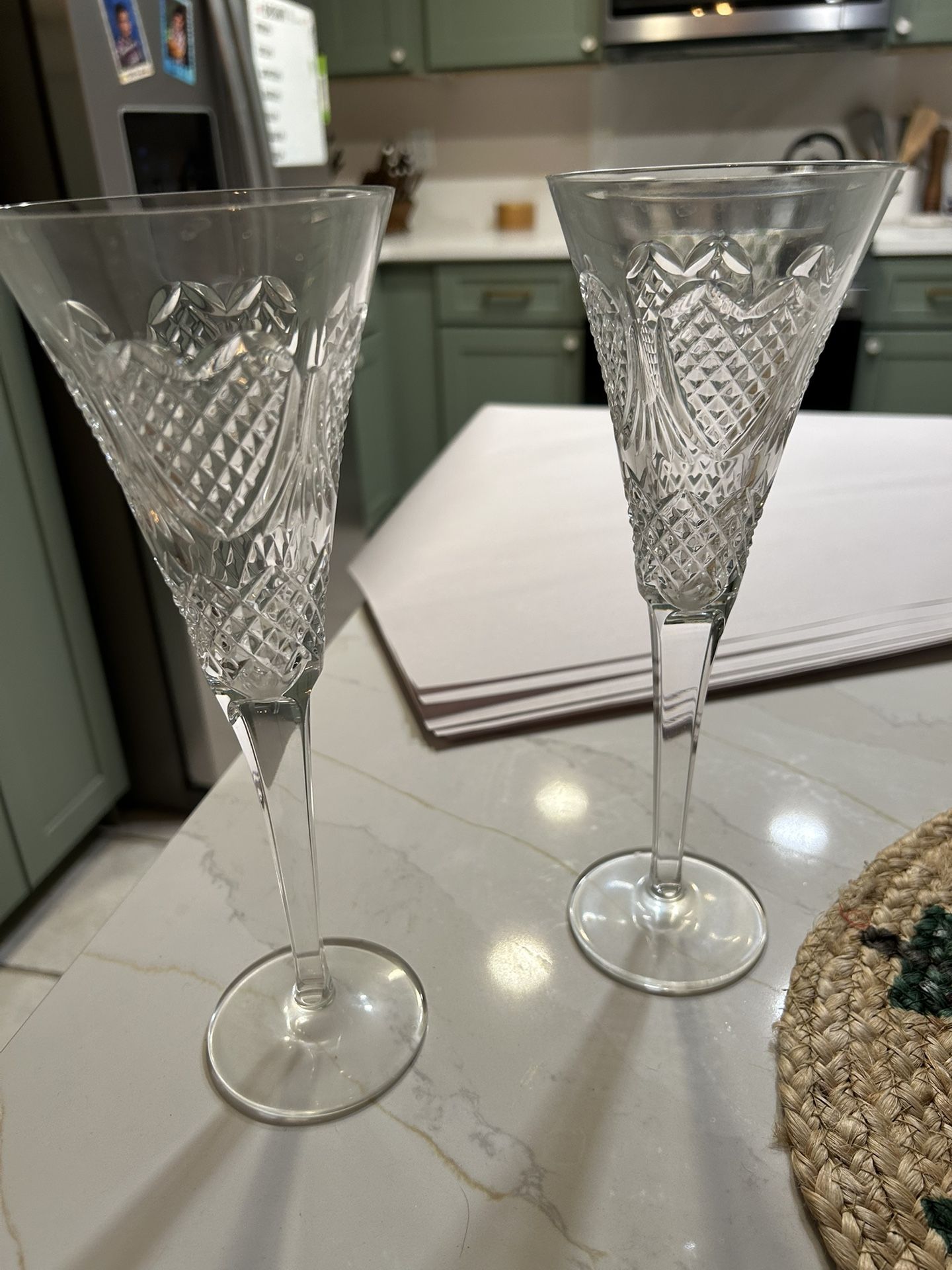 Waterford Crystal Champagne Flutes
