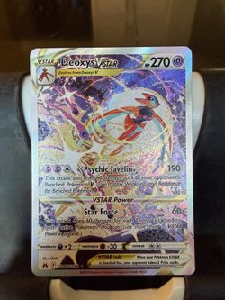 Deoxys VStar Pokemon Crown Zenith NM
