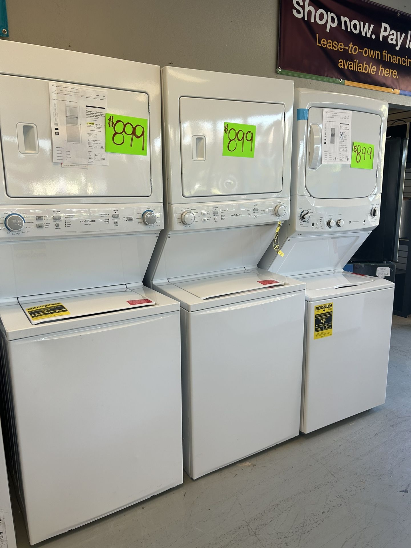 Frigidaire Wash Towers 