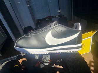 Nike Cortez Shoes Nylon Black White DZ2795-001 Women's Size 7