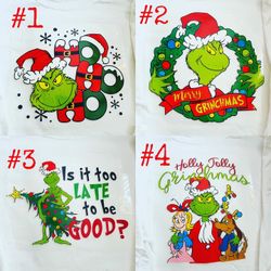 Brand New Grinch Shirts