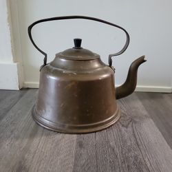 Vintage Copper Tea Kettle Nuris Made In Istanbul 