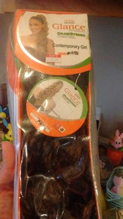 Draw string ponytail