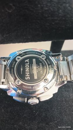Wrist Watch. Shinola Argonite -5030 Detroit . Inventory # 7614