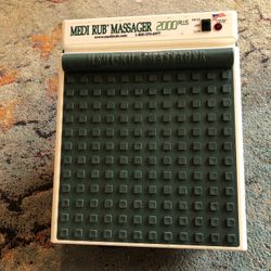 Medi-Rub Foot Massager 2000 Plus High/Low Speed Vibration Tested Made in the USA
