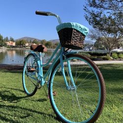 New Beautiful🌸 Beach Cruiser Tall Ladies Hybrid Women’s Girls Bike Bicycle Front Handle Bar Brakes