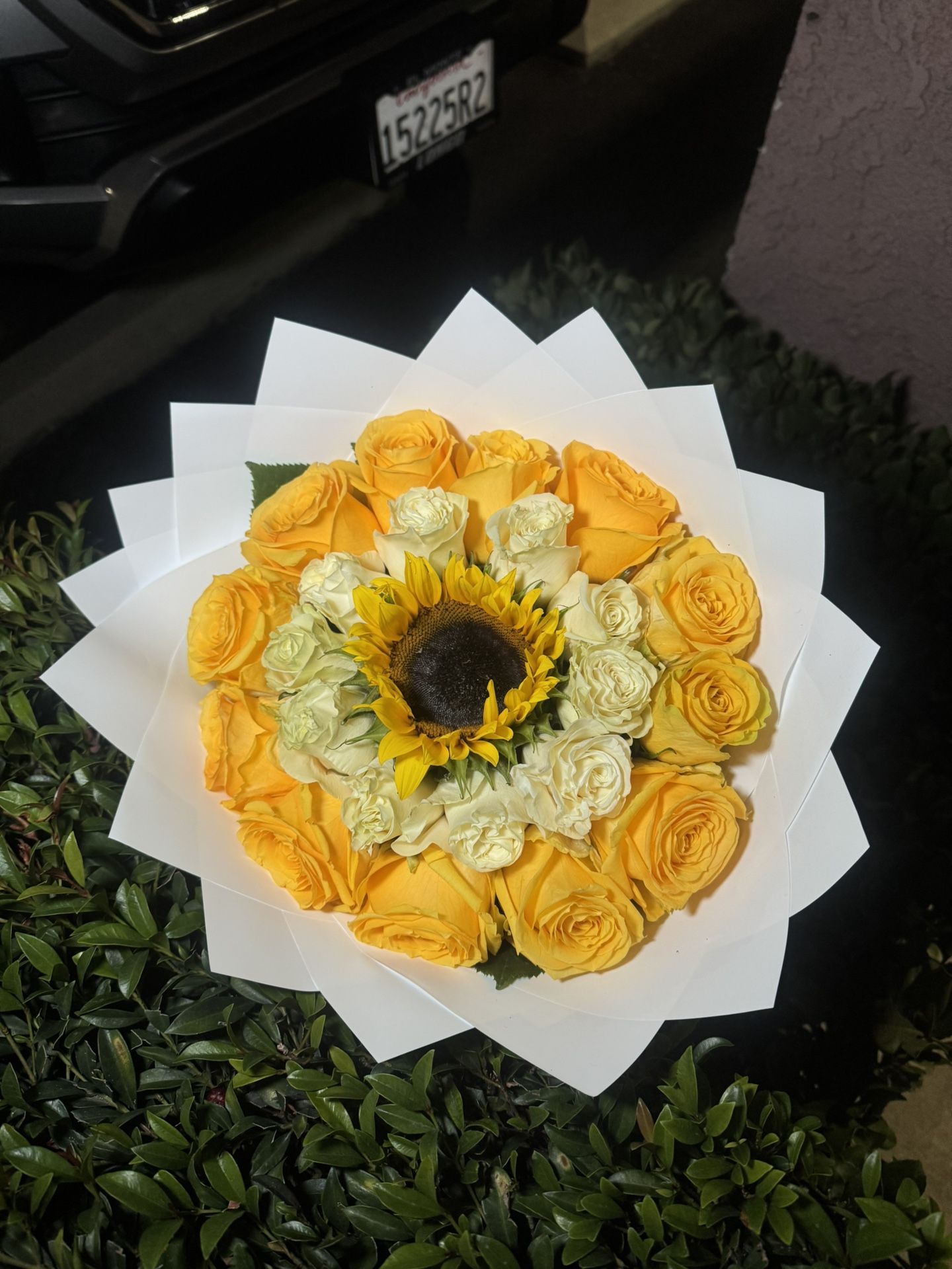 Ramos de Flores amarillas yellow flower bouquet