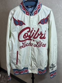 Roots of Fight (XL) Rey Mysterio Jacket  Colibri Lucha Libre WWE AEW