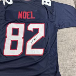 Jaylin Noel Signed Autograph Custom Jersey - JSA Coa. - Houston Texans
