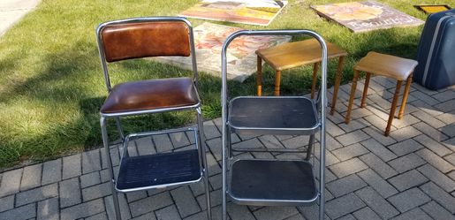Fold up vintage stools