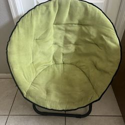 Super Clean papasan folding chair green 