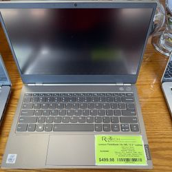 Lenovo ThinkBook 13s-IML 13.3" Laptop Intel Core i7-10510U 1.80GHz Quad Core 8GB RAM 256GB SSD