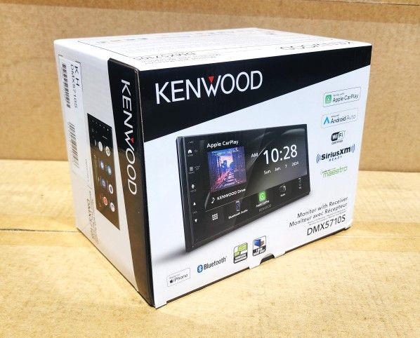 Kenwood Double Din Stereo Wireless Apple Carplay Android Auto USB Mp3 Bluetooth Am Fm Radio DMX5710S 🚨 Payment Options Available 🚨 No Credit Needed