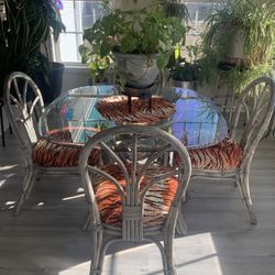 Ratan Table And Chairs