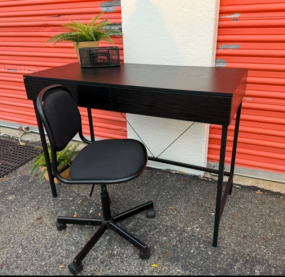 Office Desk Or Vanity Table With IKEA Chair