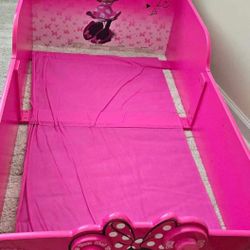 mini mouse toddler bed .
19x53.25x28.75 Inch