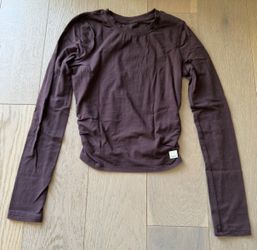 Vuori Women’s Purple Halo Ruched Long Sleeve Top XS