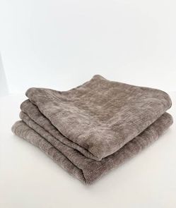 Set of 2 Taupe Greyish Brown Throw Pillow COVERS | 20" x 20" | Only Used for Staging