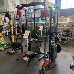 Llero A60 Smith Machine Home Gym Squat Rack Olympic Bench