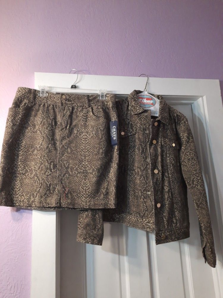 Ladies Chap Skirt And Jacket