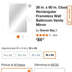 3ft x 5ft New Mirror