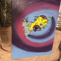 Simpsons Dripping Painting