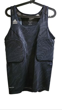 Adidas Men Stretch Techfit Padded Tank Black ClimaCool Compression