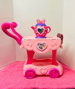Disney Minnie Mouse Tea Cart Toy Set