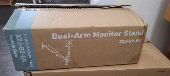 Dual Arm Adjustable Monitor Mount