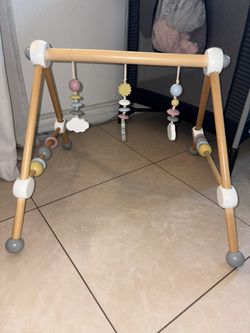 Baby Wooden Play Gym For Girl