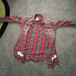 OFF WHITE FLANNEL JACKET