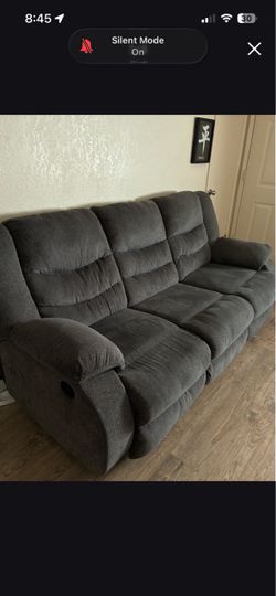 Grey couches