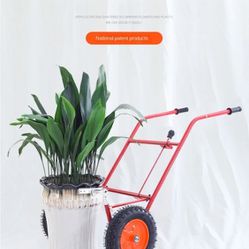 Large Flower And Tree Pot One Person Handling Cart Tool 440 Pound Max Capacity.
