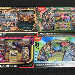 Pokémon Collection Boxes (Destined Rivals, Mega, Obsidian Flames, etc)