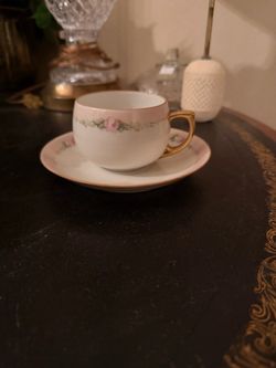 Vintage Porcelain Tea Cup and Saucer