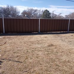 Shet Metal Fence And Metal Building