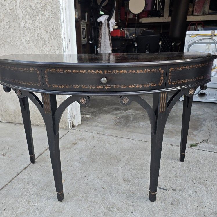 Entry Hallway Demilune Table