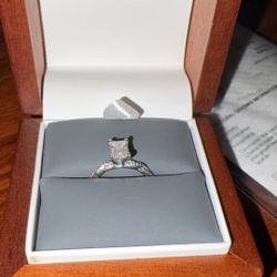 1ct Lab Grown Engagement Ring