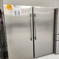 New Scratch And Dent Frigidaire Professional Refrigerator 33" Freezer 33" Refrigerator 