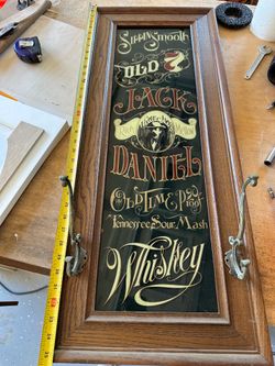Jack Daniel’s Whiskey sign  / coat hanger