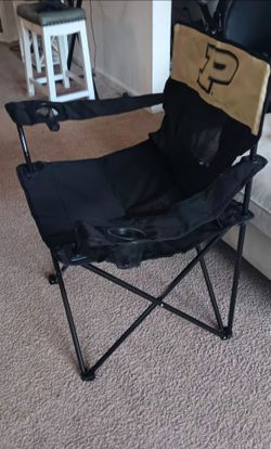 NEW Logo Brands Purdue Boilermakers Elite Chair