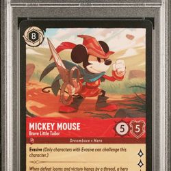 Disney Lorcana PSA 10 TCG D23 Exclusive Mickey Mouse