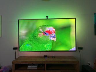 80” Sharp Aquos Quattro+ with Govee Envisual TV LED Backlight T2 with Dual Cameras