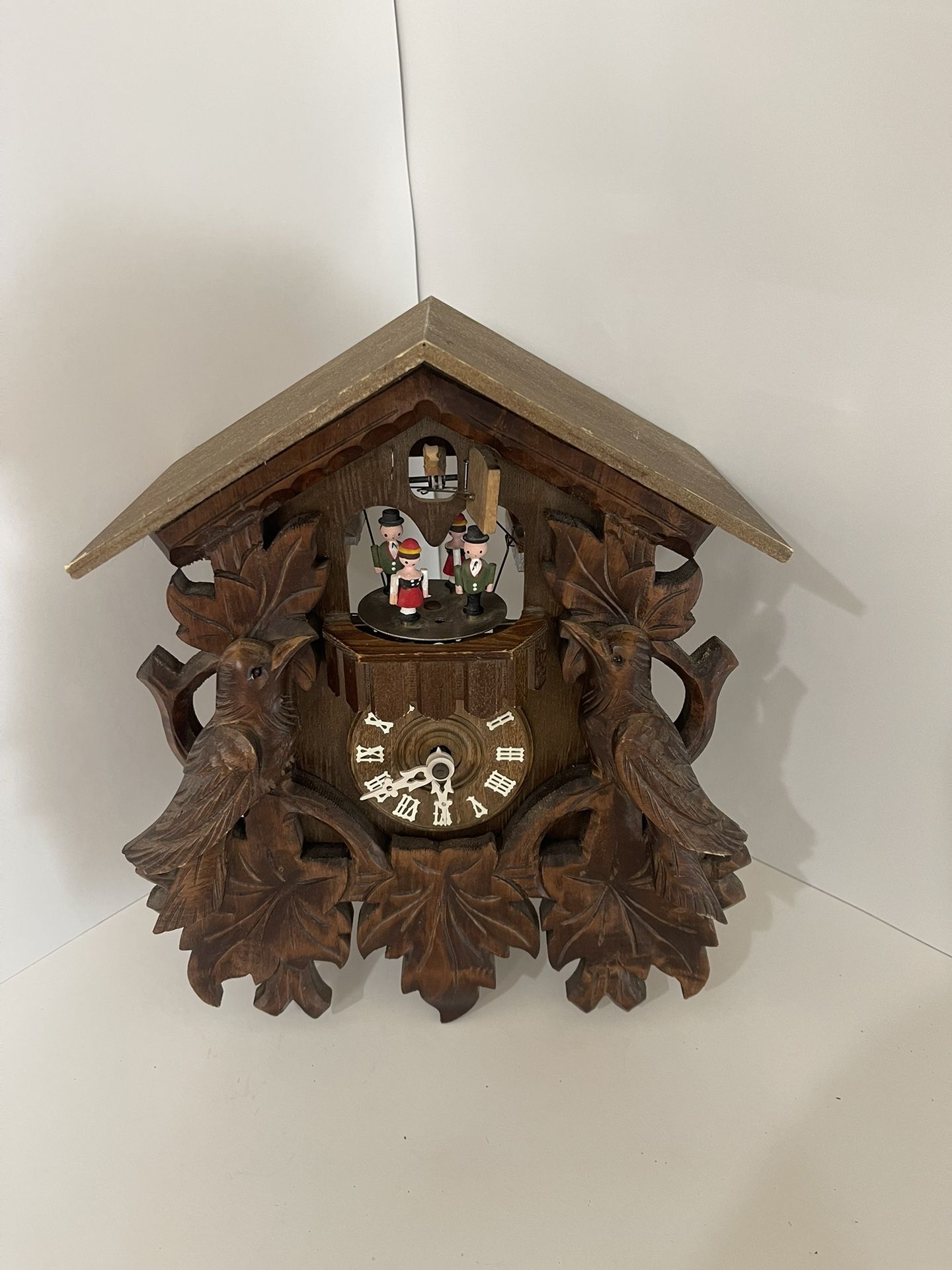 Charming German Regula Cuckoo Clock Vintage Antique mid 20th Century