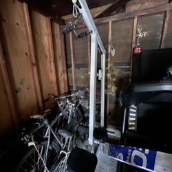Lat Pulldown Row Machine 