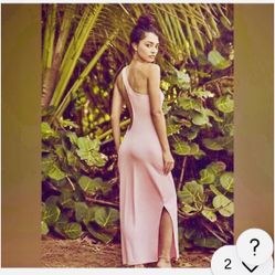   New  Dress With Tag Free People Beach Long Dress SZ. S/P. Pink See A Second Picture For Exact Color( Women’s 