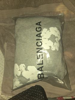 Denim tear hoodie grey