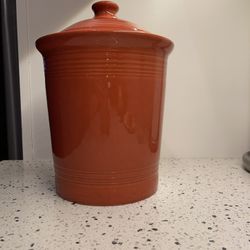 Paprika Fiestaware Canister