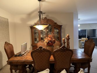 MATCHING Dining Table And China